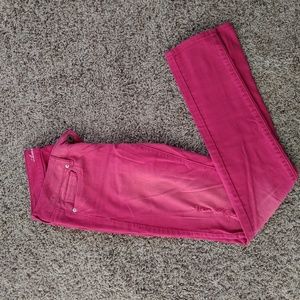 Pink skinny jeans